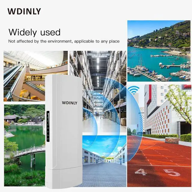 5KM Wireless Bridge Outdoor for Network Extend, 5.8G Point to Point WiFi Bridge Long Range with 14dBi High Gain Antenna, PoE Powered, for Starlink WiFi Extender/Surveillance Camera, 2 RJ45 Port | +254100720022 5KM Wireless Bridge Outdoor for Network Extend, 5.8G Point to Point WiFi Bridge Long Range with 14dBi High Gain Antenna, PoE Powered, for Starlink WiFi Extender/Surveillance Camera, 2 RJ45 Port - Image 5