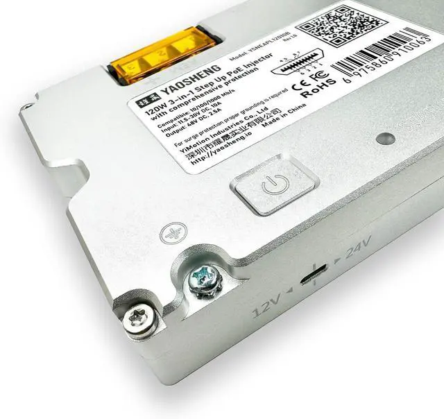 120W 3-in-1 Step Up PoE Injector with Comprehensive Protection for Standard Actuated Starlink | +254100720022 120W 3-in-1 Step Up PoE Injector with Comprehensive Protection for Standard Actuated Starlink - Image 6