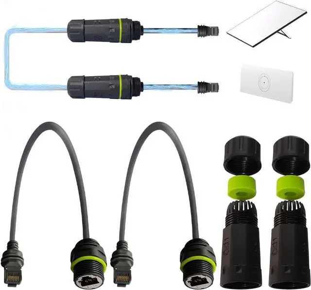 Starlink Ethernet Adapter Gen 3/Mini, Starlink Cable 1.64FT with RJ45 Ethernet Cable Interface, for Connecting Starlink Standard V3/Mini Dish and Router, Waterproof -2PCS | +254100720022 Starlink Ethernet Adapter Gen 3/Mini, Starlink Cable 1.64FT with RJ45 Ethernet Cable Interface, for Connecting Starlink Standard V3/Mini Dish and Router, Waterproof -2PCS