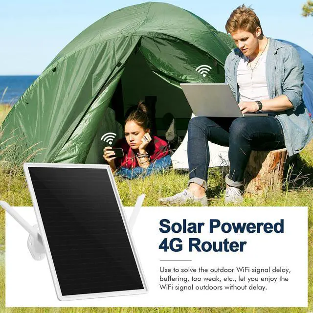 Solar Powered 4G LTE Modem Router with SIM Card Slot, 50M WiFi Range, IP66 Waterproof, 15W and 20000mAh Battery Built-in, Design for Yards,campings and Outdoor Area | +254100720022 Solar Powered 4G LTE Modem Router with SIM Card Slot, 50M WiFi Range, IP66 Waterproof, 15W and 20000mAh Battery Built-in, Design for Yards,campings and Outdoor Area - Image 4
