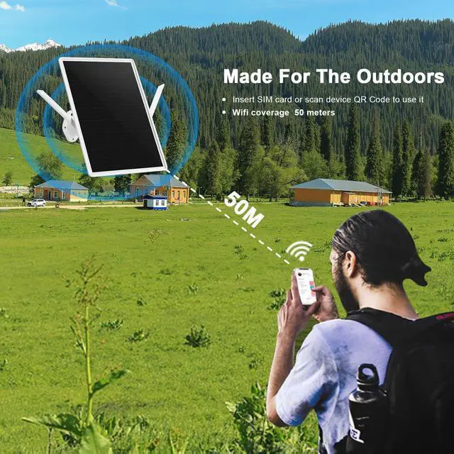 Solar Powered 4G LTE Modem Router with SIM Card Slot, 50M WiFi Range, IP66 Waterproof, 15W and 20000mAh Battery Built-in, Design for Yards,campings and Outdoor Area | +254100720022 Solar Powered 4G LTE Modem Router with SIM Card Slot, 50M WiFi Range, IP66 Waterproof, 15W and 20000mAh Battery Built-in, Design for Yards,campings and Outdoor Area - Image 3