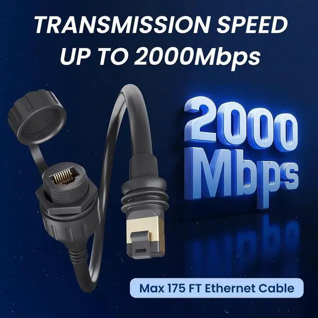 BarBaren Starlink Ethernet Adapter Gen 3/Mini, Waterproof Starlink V3/Mini Ethernet Cable Extension SPX to RJ45 Adapters Connectors for V3 (Rev.4) Dish and Router Waterproof - 2 Packs | +254100720022 BarBaren Starlink Ethernet Adapter Gen 3/Mini, Waterproof Starlink V3/Mini Ethernet Cable Extension SPX to RJ45 Adapters Connectors for V3 (Rev.4) Dish and Router Waterproof - 2 Packs - Image 4