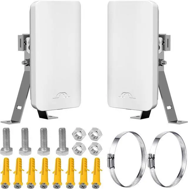 Point-to-Point Wireless Internet Long Range Transmission for Starlink, Compatible with Starlink Ethernet Adapter for Wi-Fi Extender, Outdoor 5.8G 1.5 Kilometers, 12DBi High-Gain Antenna, 2-Pack | +254100720022 Point-to-Point Wireless Internet Long Range Transmission for Starlink, Compatible with Starlink Ethernet Adapter for Wi-Fi Extender, Outdoor 5.8G 1.5 Kilometers, 12DBi High-Gain Antenna, 2-Pack - Image 3