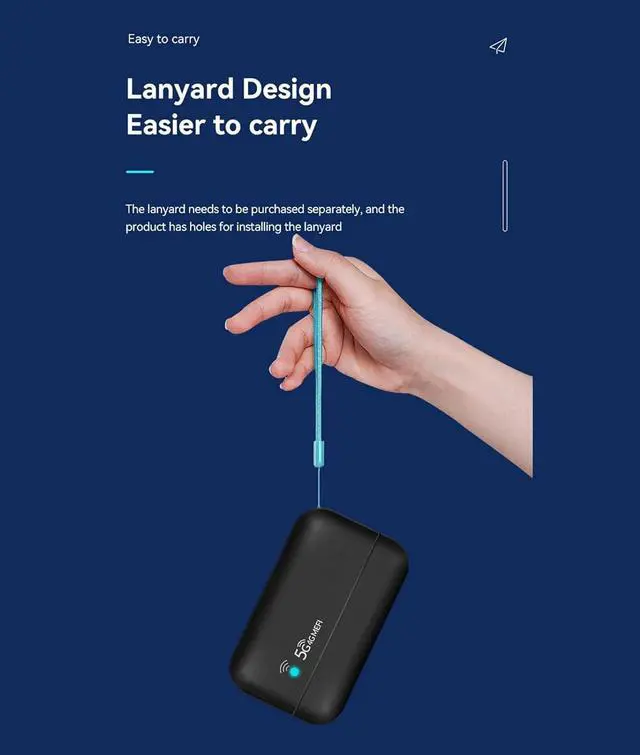 Portable 4G LTE Router with 300Mbps LTE Modem, 10000mAh Battery, Supports 10 Devices for Travel, Outdoor Live Broadcasting, Black | +254100720022 Portable 4G LTE Router with 300Mbps LTE Modem, 10000mAh Battery, Supports 10 Devices for Travel, Outdoor Live Broadcasting, Black - Image 3