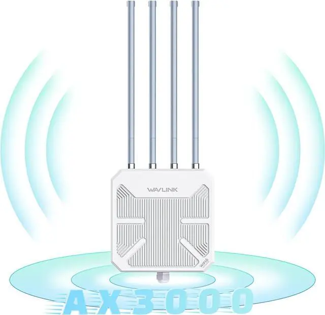 WAVLINK 2026 AX3000 WiFi 6 Wireless Outdoor Wireless Access Points, Long Range Outdoor WiFi with Dual Band/PoE/IP67/600mW of Power/Up to 256 Devices for Parties, Farm, Work with Starlink | +254100720022 WAVLINK 2026 AX3000 WiFi 6 Wireless Outdoor Wireless Access Points, Long Range Outdoor WiFi with Dual Band/PoE/IP67/600mW of Power/Up to 256 Devices for Parties, Farm, Work with Starlink
