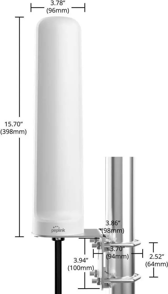 Peplink Cellular & WiFi Antenna Maritime 20G | LTE Connectivity 2x2 MIMO Dual Band Ultra-Wide Bandwidth | Built-in High Gain Amplifier GPS Receiver | Designed for Long Range and Maritime Excellence | +254100720022 Peplink Cellular & WiFi Antenna Maritime 20G | LTE Connectivity 2x2 MIMO Dual Band Ultra-Wide Bandwidth | Built-in High Gain Amplifier GPS Receiver | Designed for Long Range and Maritime Excellence