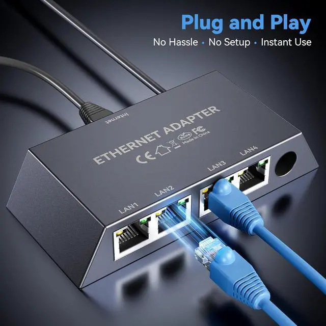 4 Ports Starlink Ethernet Adapter for Gen 3 and Starlink Mini, Connect 4 Wired Devices at Once Up to 1Gbps | +254100720022 4 Ports Starlink Ethernet Adapter for Gen 3 and Starlink Mini, Connect 4 Wired Devices at Once Up to 1Gbps - Image 6