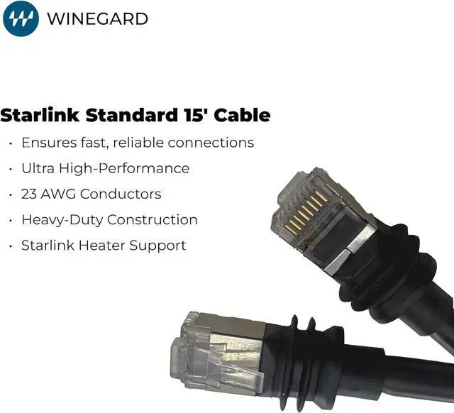 Winegard Company Starlink Standard 15' Cable | +254100720022 Winegard Company Starlink Standard 15' Cable - Image 2
