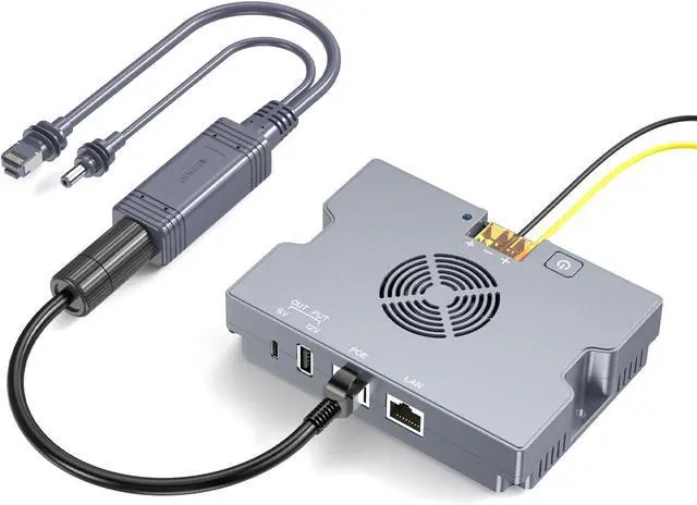 Starlink Mini PoE Splitter Kit, 350W Starlink Gen 3 PoE, 52V/6A DC, USB-A & Type-C, 9-36V Input, Enhanced GigE & ESD Protection for Starlink Mini/Standard (V4) Dishy, Smart Cooling | Rugged Metal Case | +254100720022 Starlink Mini PoE Splitter Kit, 350W Starlink Gen 3 PoE, 52V/6A DC, USB-A & Type-C, 9-36V Input, Enhanced GigE & ESD Protection for Starlink Mini/Standard (V4) Dishy, Smart Cooling | Rugged Metal Case