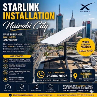 Professional Starlink Installers Nairobi City County