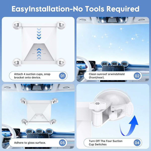 Starlink Mini Car Suction Cup Mount | Interior Sunroof & Window Holder for Starlink Mini/Mini X with Adjustable Bracket | +254100720022 Starlink Mini Car Suction Cup Mount |
Interior Sunroof & Window Holder for Starlink Mini/Mini X with Adjustable
Bracket - Image 2