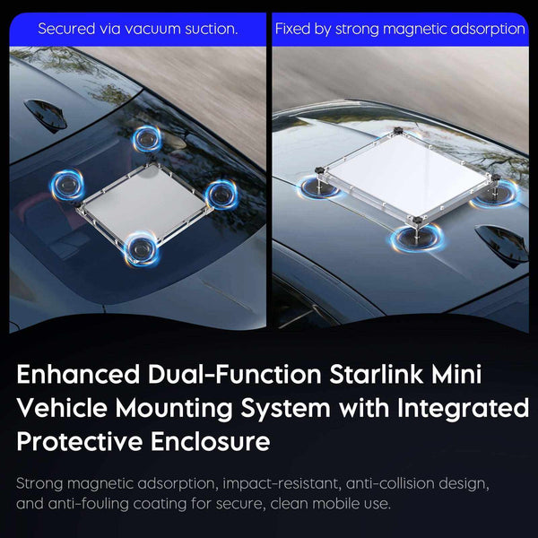 Starlink Mini Dual Magnetic & Suction Cup Roof Mount – Quick-Release UV-Proof Bracket | 110lb Grip + Heavy-Duty Suction for RV, Van, Boat, Truck | +254100720022 Starlink Mini Dual Magnetic & Suction
Cup Roof Mount – Quick-Release UV-Proof Bracket | 110lb Grip + Heavy-Duty
Suction for RV, Van, Boat, Truck - Image 10