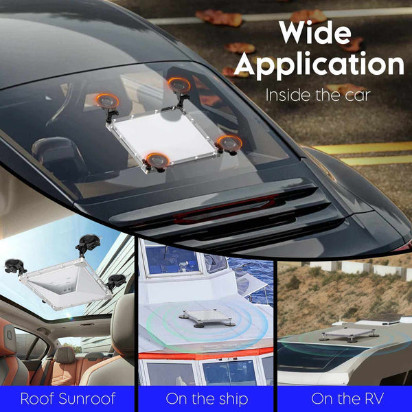 Starlink Mini Dual Magnetic & Suction Cup Roof Mount – Quick-Release UV-Proof Bracket | 110lb Grip + Heavy-Duty Suction for RV, Van, Boat, Truck | +254100720022 Starlink Mini Dual Magnetic & Suction
Cup Roof Mount – Quick-Release UV-Proof Bracket | 110lb Grip + Heavy-Duty
Suction for RV, Van, Boat, Truck - Image 8