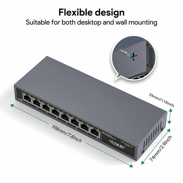 8-Port 2.5G Multi-Gigabit Ethernet Switch – Ultra-Fast, Silent & Plug-and-Play | +254100720022 8-Port 2.5G Multi-Gigabit Ethernet Switch
– Ultra-Fast, Silent & Plug-and-Play - Image 2