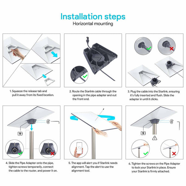 Starlink Standard Pipe Adapter,Compatible With Starlink Standard & Starlink Enterprise | +254100720022 Starlink Standard Pipe Adapter,Compatible
With Starlink Standard & Starlink Enterprise - Image 6