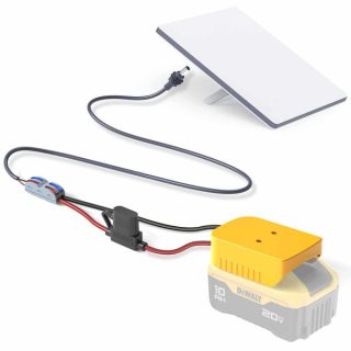 Starlink Mini Battery Adapter & DC
Power Cable for DeWalt 20V – 6.56FT, 18AWG with Fuses
