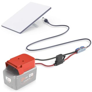 Starlink Mini DC Power Cable for
Milwaukee Battery – 6.56FT, 18AWG, with Fuses & Terminals