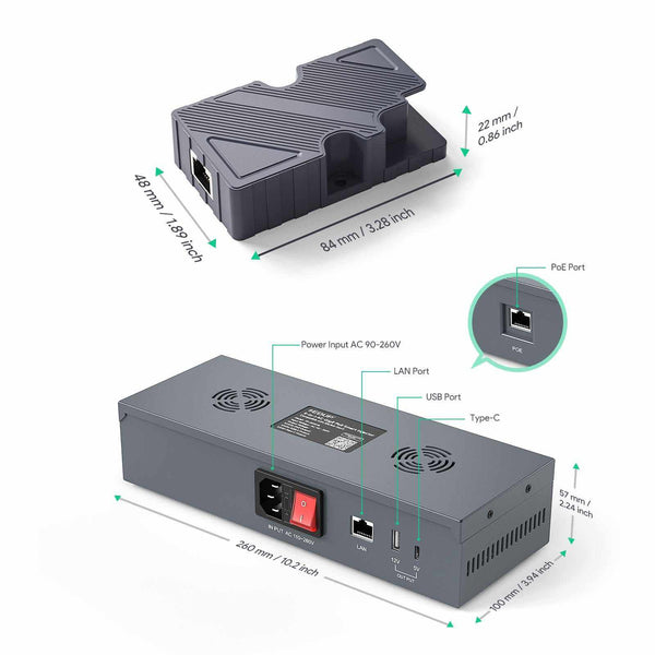 Starlink Smart PoE Injector For Starlink Gen2 Surge & ESD Protection AC 110-260V Input USB & Type-C Power Output | +254100720022 Starlink Smart PoE Injector For Starlink
Gen2 Surge & ESD Protection AC 110-260V Input USB & Type-C Power
Output - Image 10
