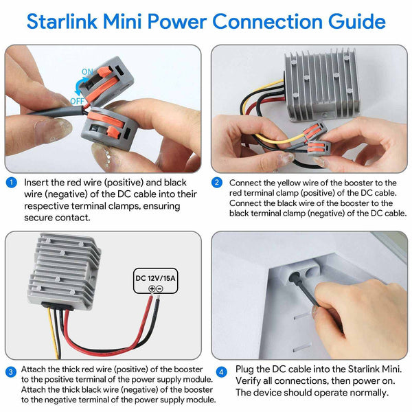 Starlink Mini Power Adapter | DC 12V–28V to 48V 3A Boost Converter for RV, Truck & Outdoor Use | +254100720022 Starlink Mini Power Adapter | DC 12V–28V
to 48V 3A Boost Converter for RV, Truck & Outdoor Use - Image 6