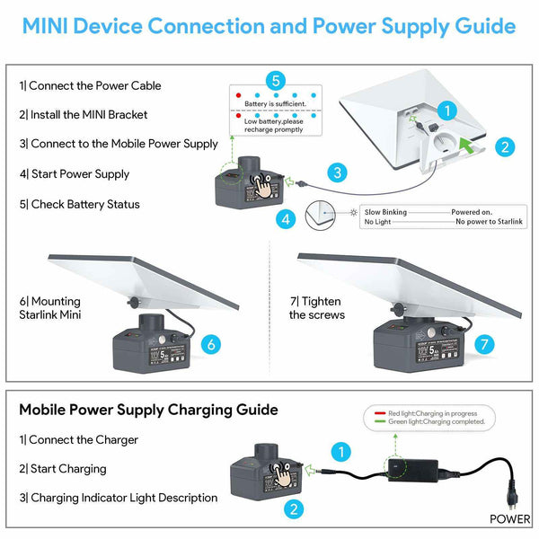 Starlink Mini Battery Kit – Portable 95Wh Power Pack with Mount & Adapter | IP65 Waterproof, 4-6 Hour Runtime | +254100720022 Starlink Mini Battery Kit – Portable 95Wh
Power Pack with Mount & Adapter | IP65 Waterproof, 4-6 Hour Runtime - Image 6