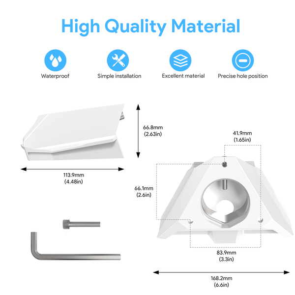 Starlink Mini Pipe Adapter & Flat Mount – Replacement or Additional Mounting Solution for Starlink Mini | +254100720022 Starlink Mini Pipe Adapter & Flat
Mount – Replacement or Additional Mounting Solution for Starlink Mini - Image 2
