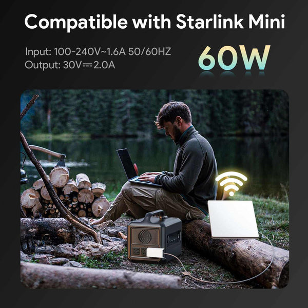 60W Power Adapter for Starlink Mini | 30V 2A OEM Replacement Charger | Compact AC/DC Travel Power Supply | +254100720022 60W Power Adapter for Starlink Mini | 30V
2A OEM Replacement Charger | Compact AC/DC Travel Power Supply - Image 12