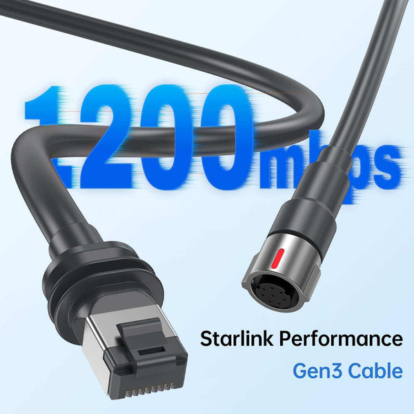 Starlink Performance Gen3 Waterproof Extension Cable – High-Speed Cat6, Outdoor-Rated, Plug & Play | +254100720022 Starlink Performance Gen3 Waterproof
Extension Cable – High-Speed Cat6, Outdoor-Rated, Plug & Play - Image 7