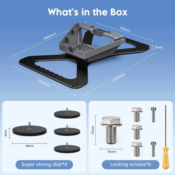 Starlink Gen 3 Magnetic Roof Mount | 320lbs Heavy-Duty Aluminum Mount for Standard Gen3, V4 & 4X Dishes | +254100720022 Starlink Gen 3 Magnetic Roof Mount |
320lbs Heavy-Duty Aluminum Mount for Standard Gen3, V4 & 4X Dishes - Image 6