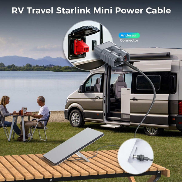 3-in-1 DC Power Cable for Starlink Mini & Mini X | Anderson, XT60 & U-Fork Connectors | 18AWG Copper Cable for 12V–48V DC Power Systems | +254100720022 3-in-1 DC Power Cable for Starlink Mini
& Mini X | Anderson, XT60 & U-Fork Connectors | 18AWG Copper Cable
for 12V–48V DC Power Systems - Image 12