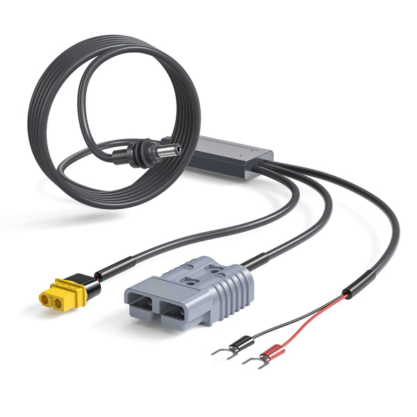 3-in-1 DC Power Cable for Starlink Mini & Mini X | Anderson, XT60 & U-Fork Connectors | 18AWG Copper Cable for 12V–48V DC Power Systems | +254100720022 3-in-1 DC Power Cable for Starlink Mini
& Mini X | Anderson, XT60 & U-Fork Connectors | 18AWG Copper Cable
for 12V–48V DC Power Systems - Image 2